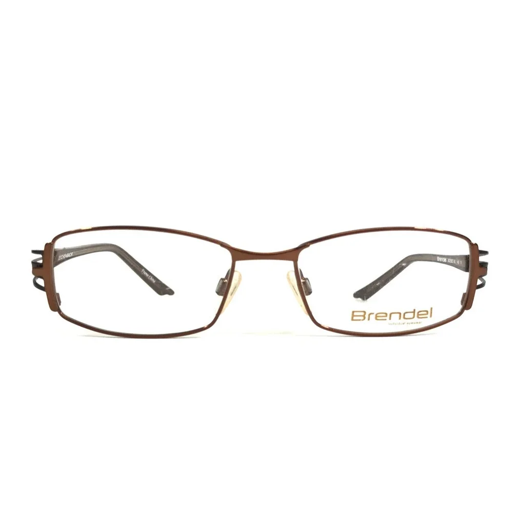 Brendel Eyeglasses Frames 902083 60 Brown Rectangle Full Rim 51-17-140